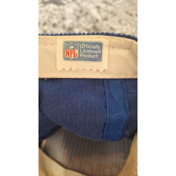 Vintage Sports Specialties Denver Broncos Script Corduroy Hat Blue - Picture 9 of 9